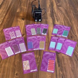 Assorted Jamberry Nail Wraps and Dryer